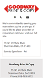 Mobile Screenshot of goodwayprintcopy.com